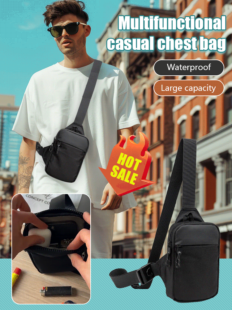 Men's Chest Bag Model